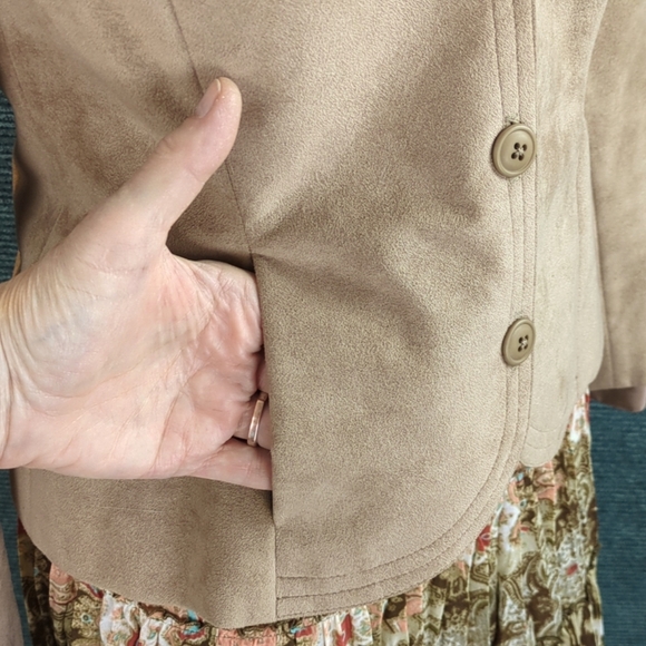 Vintage 70s Gino Rossi For Wilson Ultrasuede Jacket Union Made - Picture 5 of 16